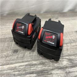 AS-IS Milwaukee 18-Volt Lithium-Ion XC Extended Capacity 5.0 Ah Battery Pack (2-Pack)