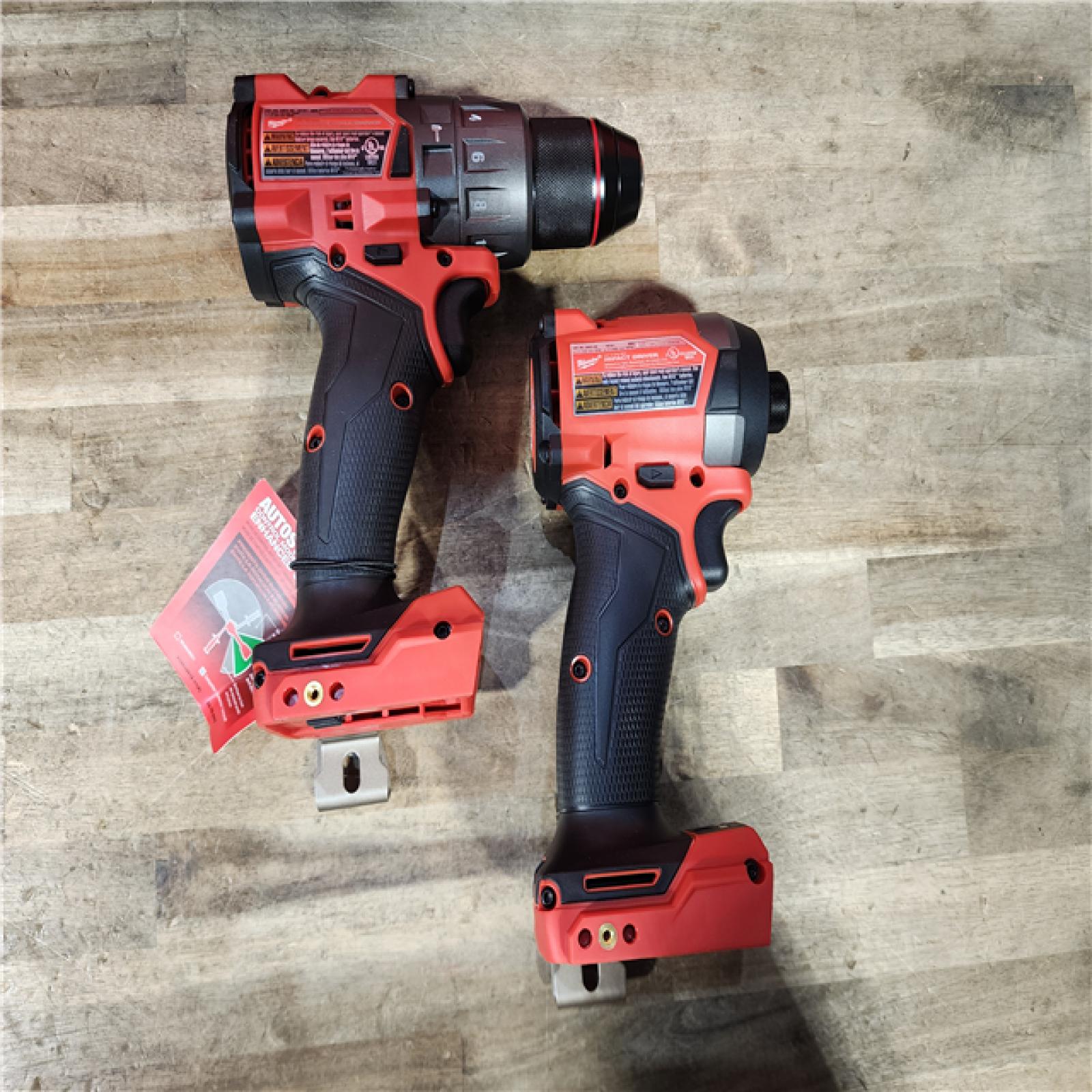 HOUSTON LOCATION - AS-IS (APPEARS LIKE NEW) Milwaukee FUEL 18V Lithium-Ion Brushless Cordless Hammer Drill and Impact Driver Combo Kit
