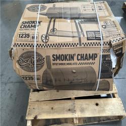 California AS-IS Professional Char-Griller Smokin Champ Offset Smoker (Damaged Box)