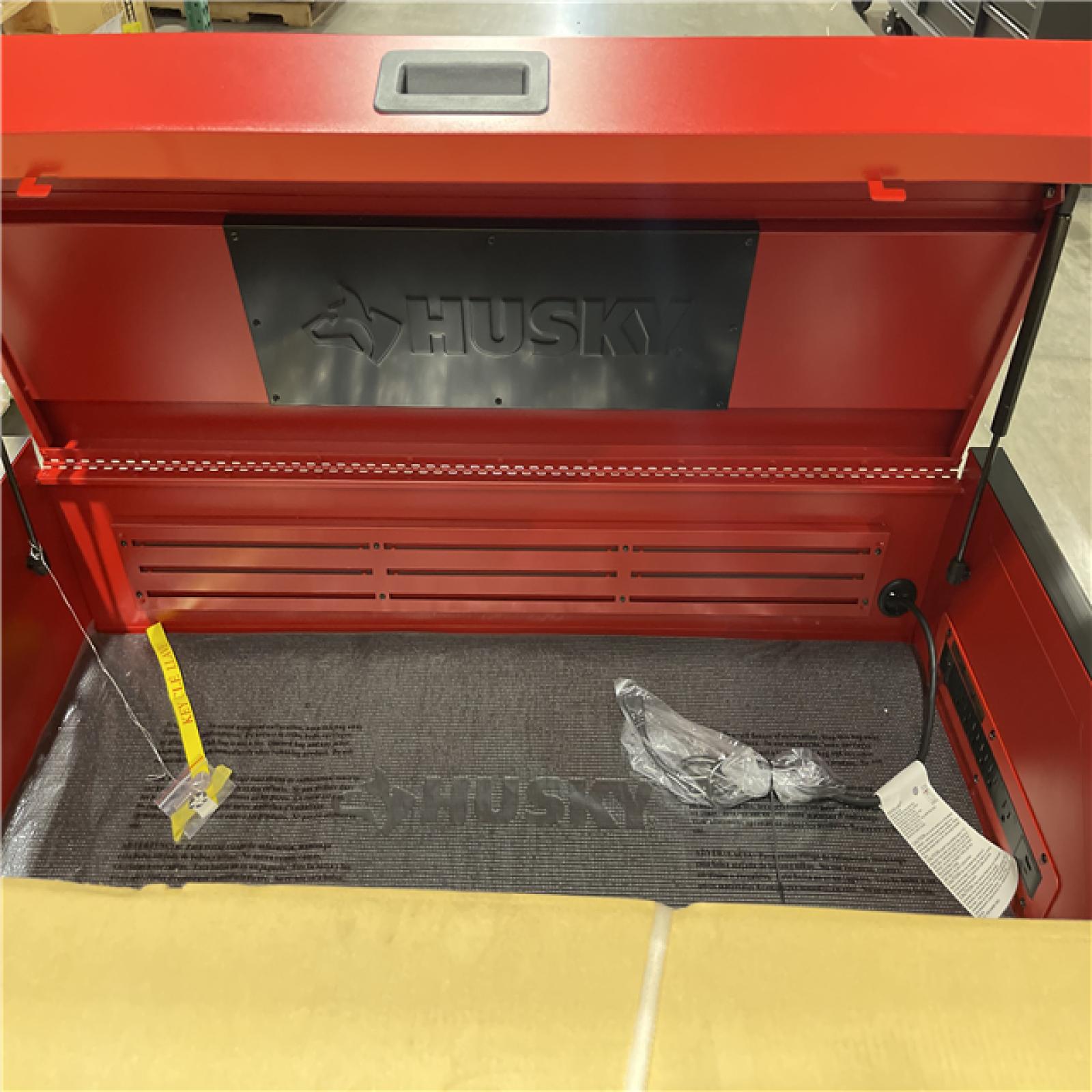 DALLAS LOCATION - Husky Heavy-Duty 52 in. W x 20 in. D 6-Drawer Matte Red Steel Top Tool Chest (LOT OF 2)