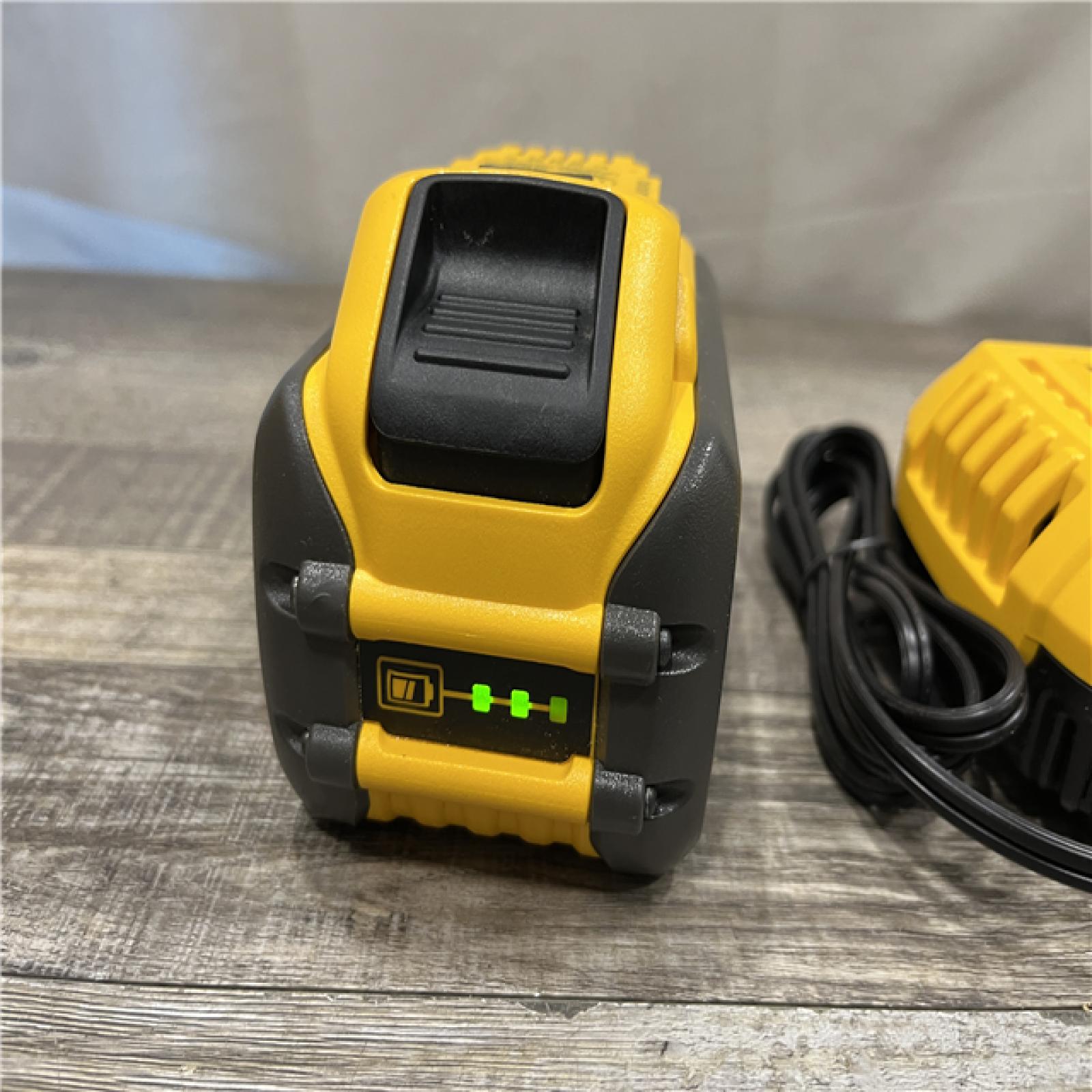 AS-IS DEWALT 20V/60V MAX FLEXVOLT Lithium-Ion 9.0Ah Battery and Charger Starter Kit