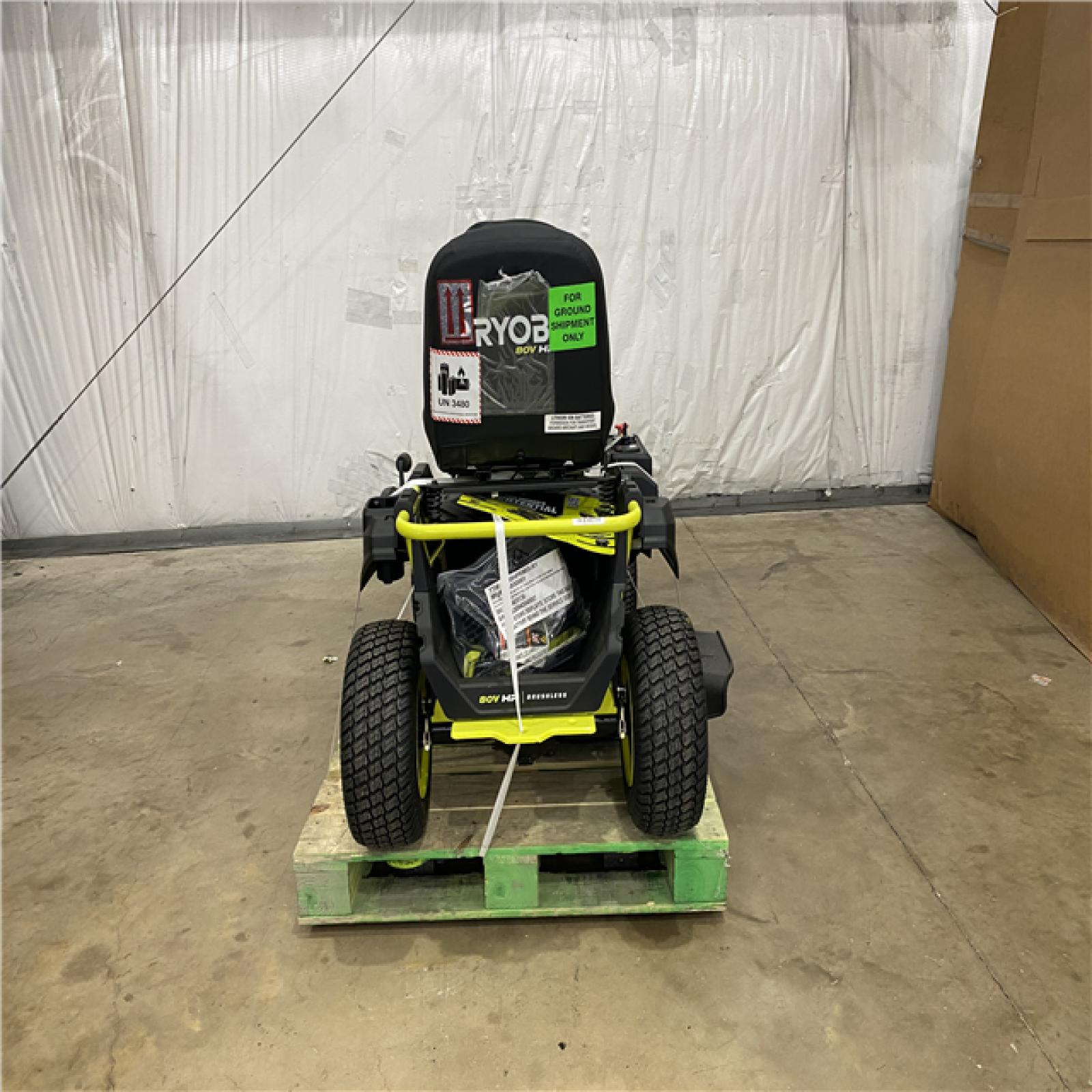 Houston Location - AS-IS Ryobi 80V HP Brushless 30in. Riding Lawn Mover