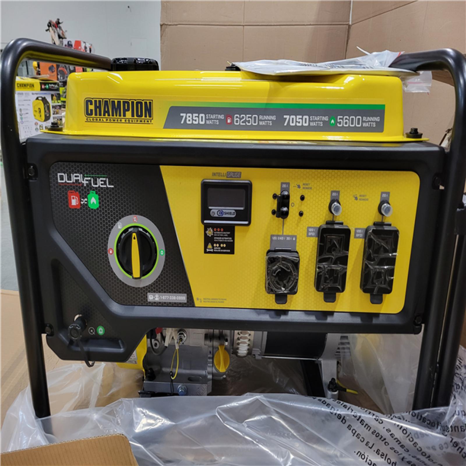 CALIFORNIA AS-IS CHAMPION 7850 PORTABLE GENERATOR