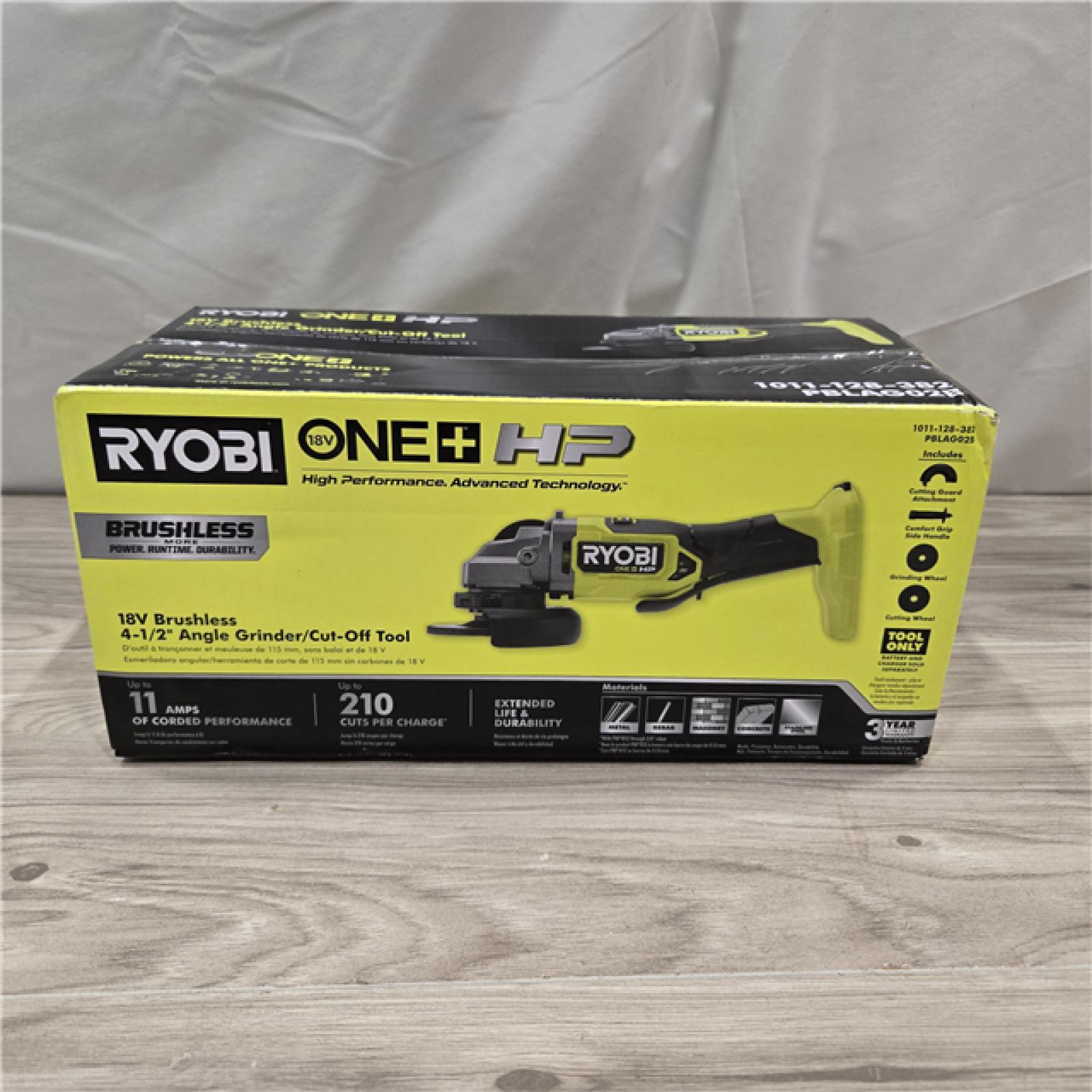 NEW! - ONE+ HP 18V Brushless Cordless 4-1/2 in. Angle Grinder (Tool Only)
