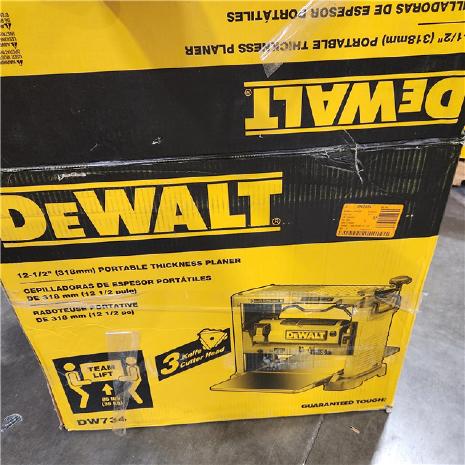 As-Is DEWALT 15 Amp Corded 12.5 in. Bench Planer