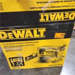 As-Is DEWALT 15 Amp Corded 12.5 in. Bench Planer