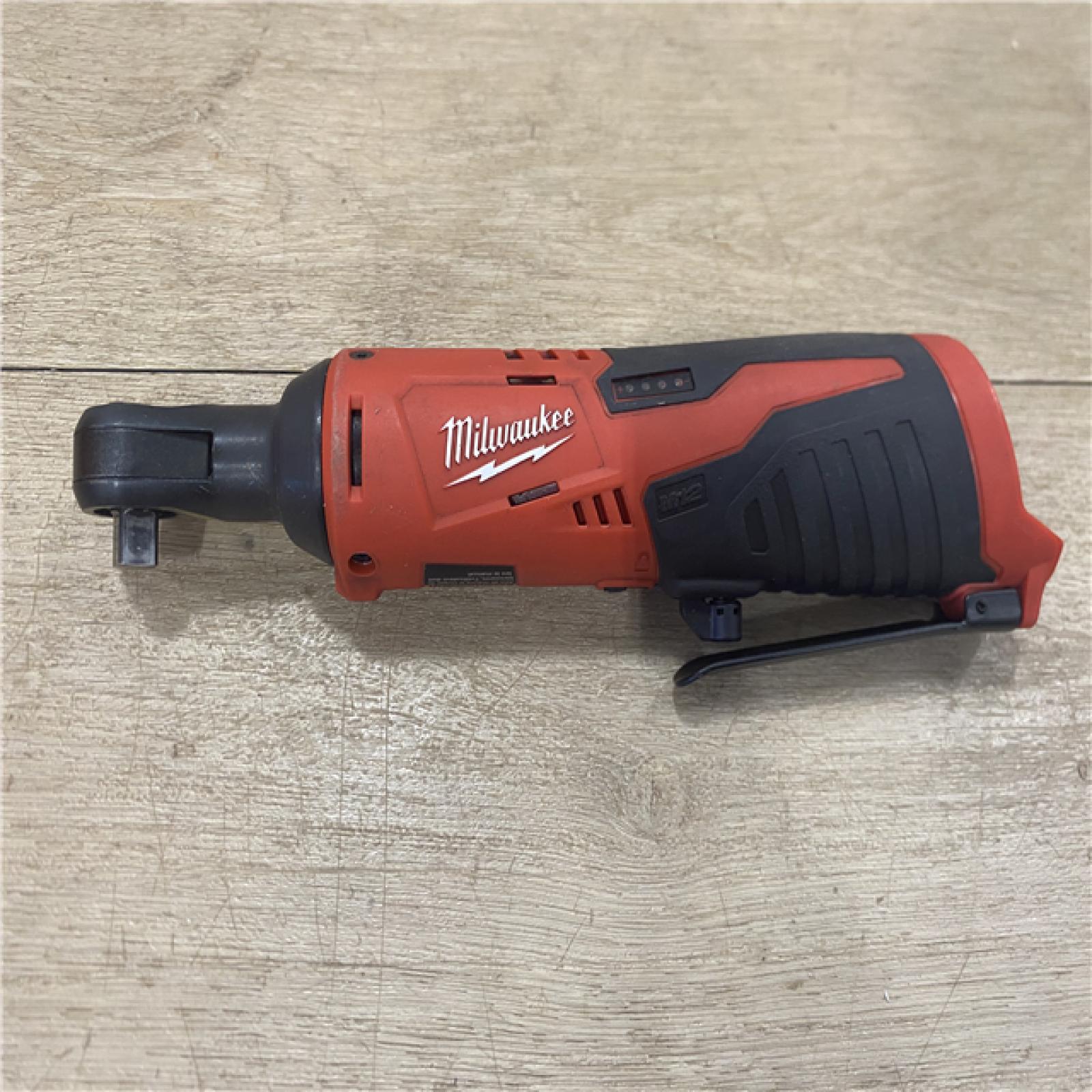 AS-IS Milwaukee 12V Lithium-Ion Cordless 3/8 in. Ratchet (Tool-Only)