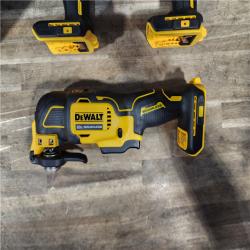 HOUSTON LOCATION - AS-IS DeWalt 20V MAX ATOMIC Cordless Brushless 3-Tool Combo Kit