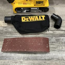 AS-IS DEWALT 20V MAX* XR Brushless Cordless Belt Sander (Tool-Only)