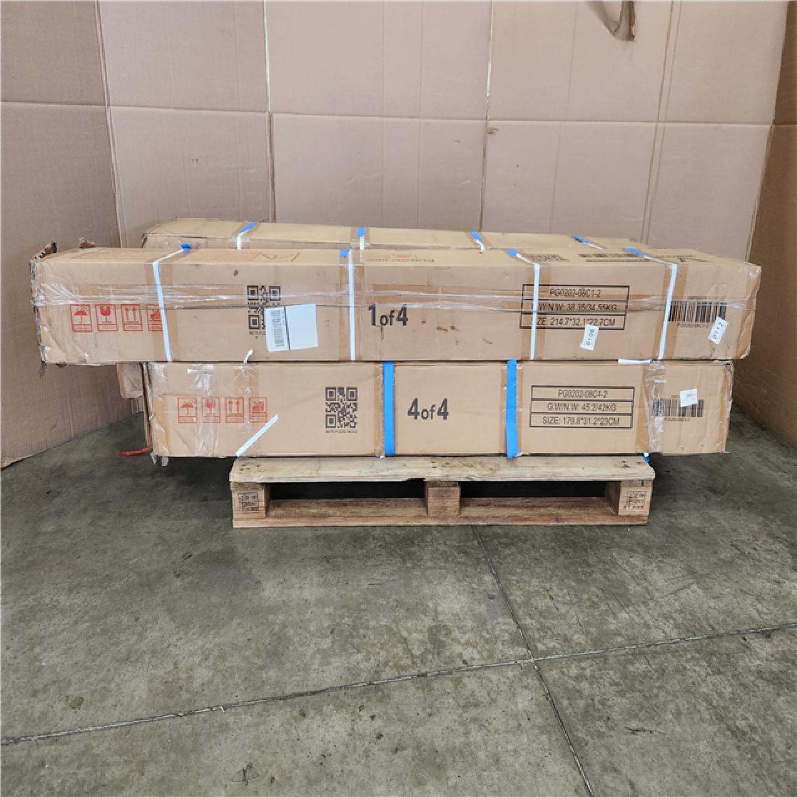 Phoenix NEW VEIKOUS 16 ft. W x 12 ft. D Cedar Wood Patio Pergola Shade Structure for Outdoor  Brown (SEALED)