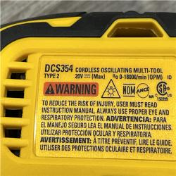 AS-IS DEWALT ATOMIC 20V MAX Cordless Brushless Oscillating Multi Tool Kit