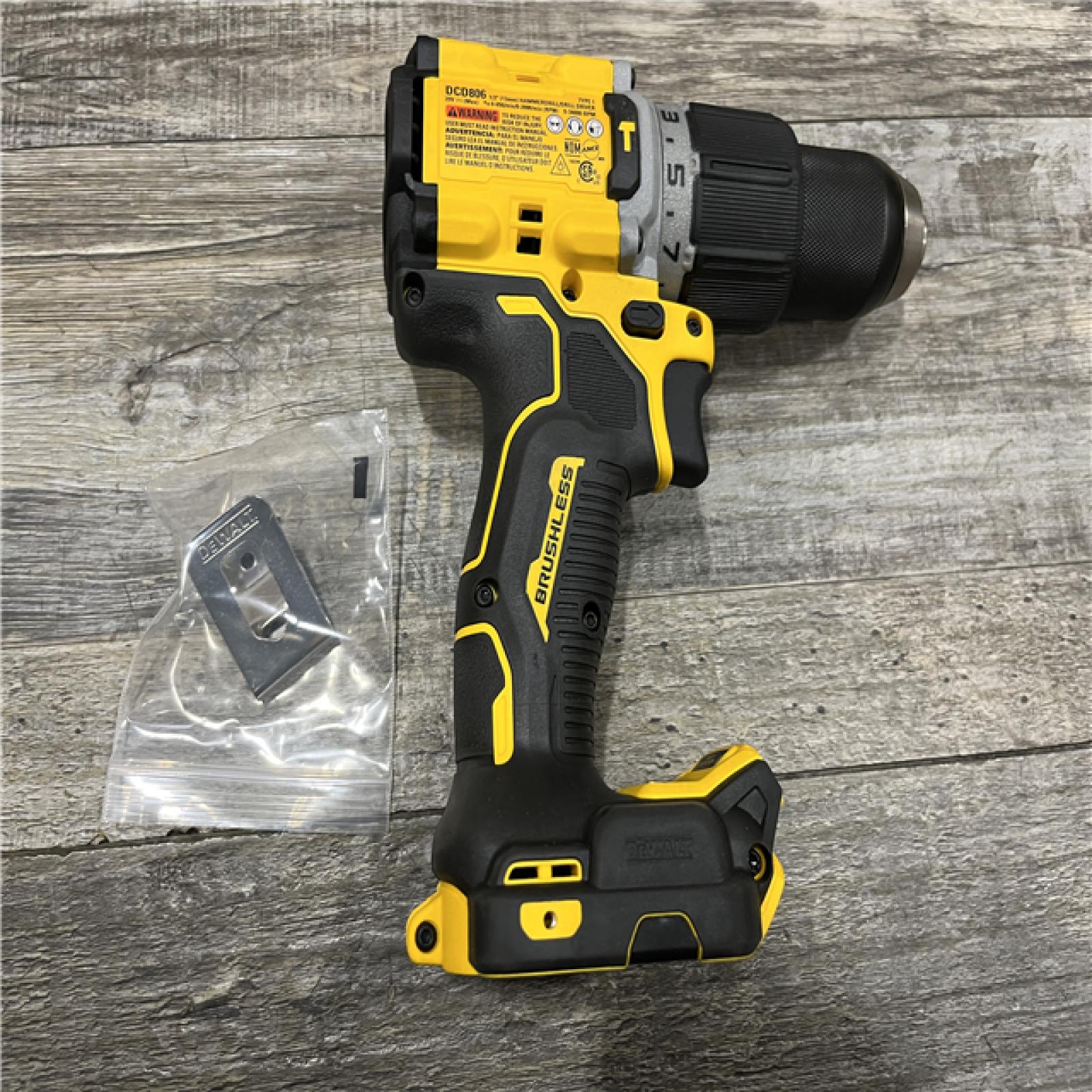 LIKE NEW - DEWALT 20V XR Brushless Cordless 1/2 in. Hammer Drill (Tool-Only)