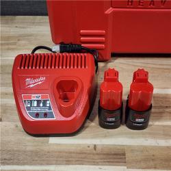 HOUSTON LOCATION - AS-IS M12 12-Volt Lithium-Ion Force Logic Cordless Press Tool Kit (3 Jaws Included) with Two Battery and Hard Case