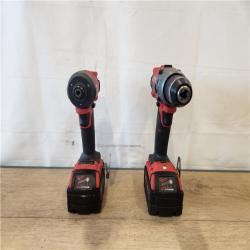 AS-IS- Milwaukee FUEL 18V Lithium-Ion Brushless Cordless Hammer Drill and Impact Driver Combo Kit