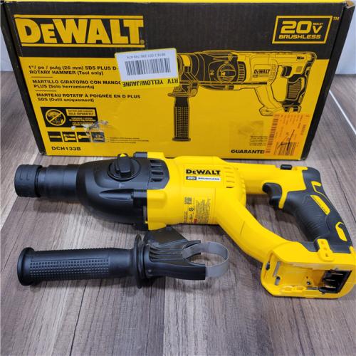 AS-IS DEWALT 20V MAX Cordless Brushless 1 in. SDS Plus D-Handle Concrete and Masonry Rotary Hammer (Tool Only)
