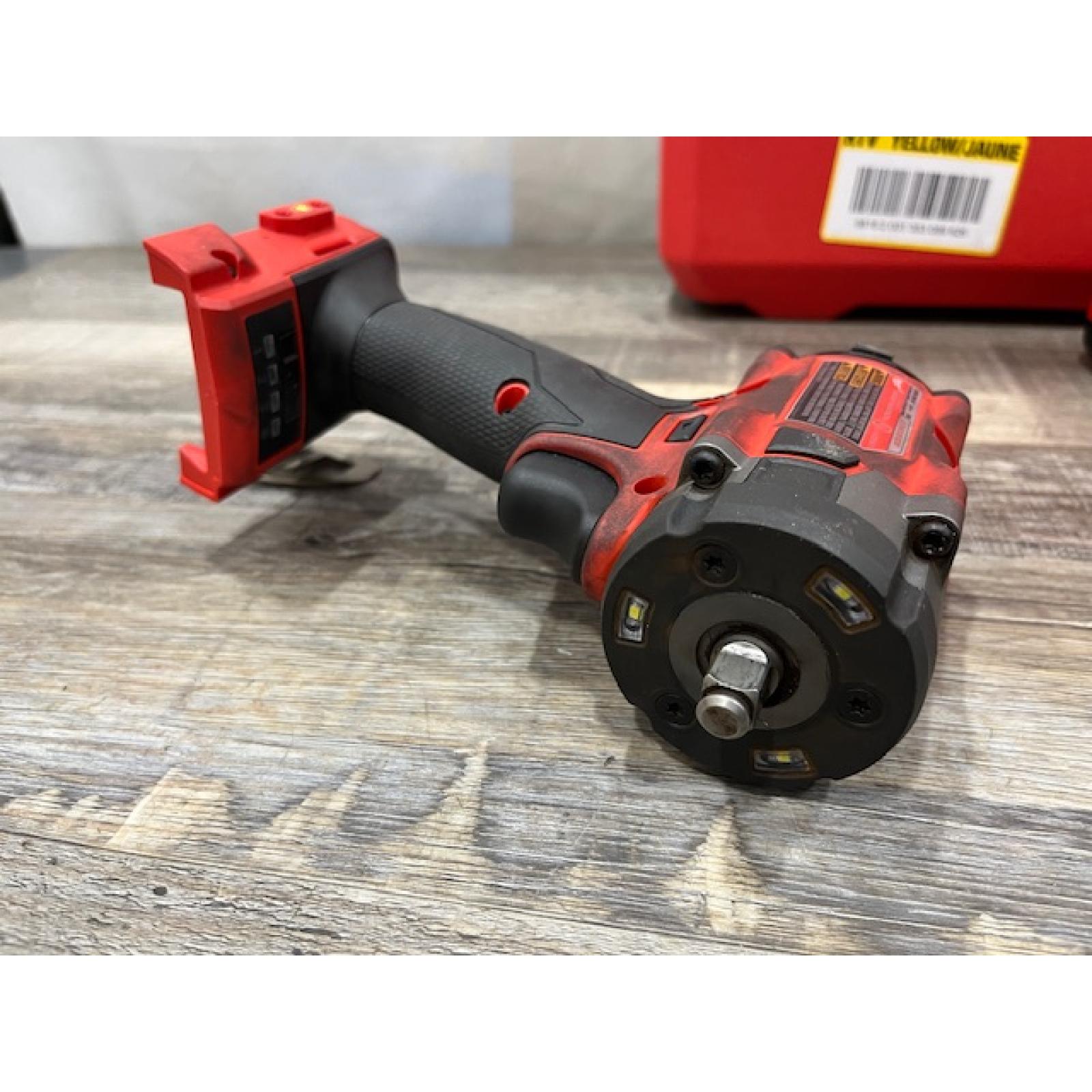 AS-IS Milwaukee FUEL 18V Lithium-Ion Brushless Cordless 3/8 in. Compact Impact Wrench Kit