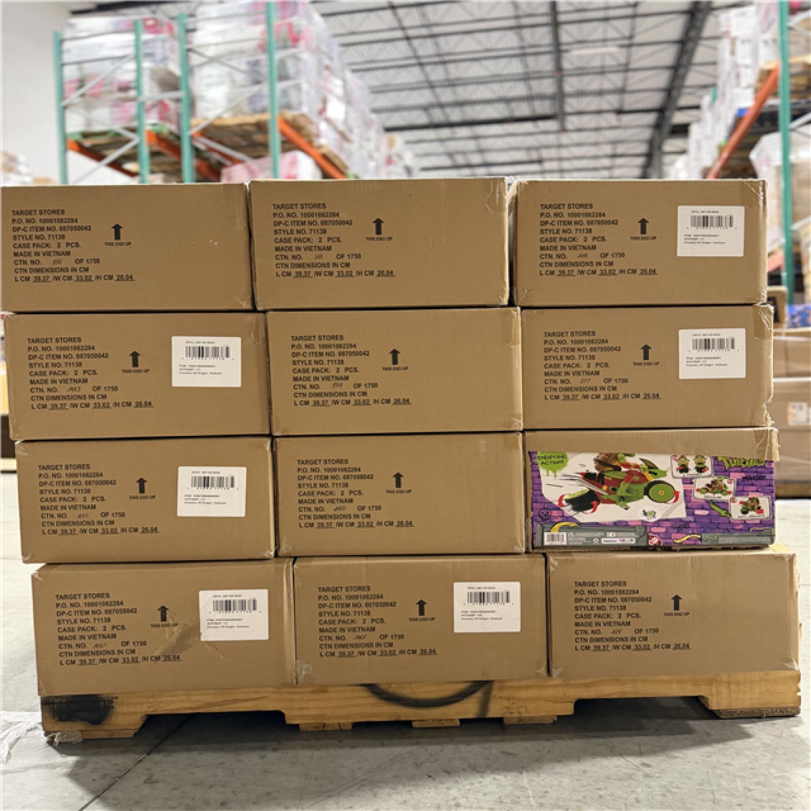 DALLAS LOCATION- NEW! BULLSEYE Teenage Mutant Ninja Turtles RC Raph's Rad Ride PALLET- (72 UNITS)