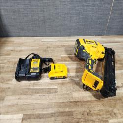 HOUSTON LOCATION - AS - IS DEWALT 20V MAX XR Lithium-Ion Cordless 2-1/2 in. 15-Gauge Finish Nailer Kit