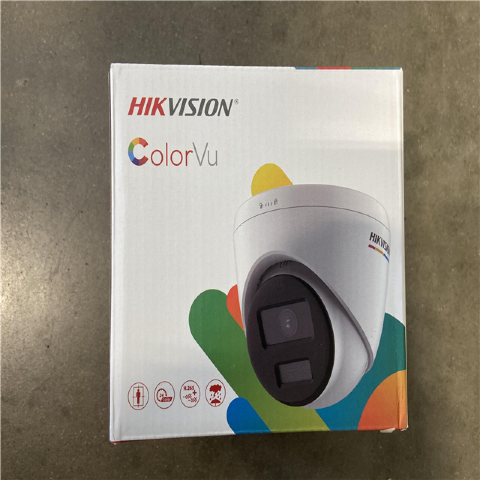 NEW! - Hikvision ColorVu DS-2CD1347G2-LUF 4MP Outdoor Network Dome Camera
