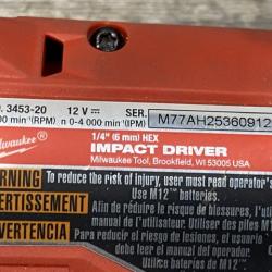 AS-IS Milwaukee FUEL 12-Volt Lithium-Ion Brushless Cordless Hammer Drill and Impact Driver Combo Kit