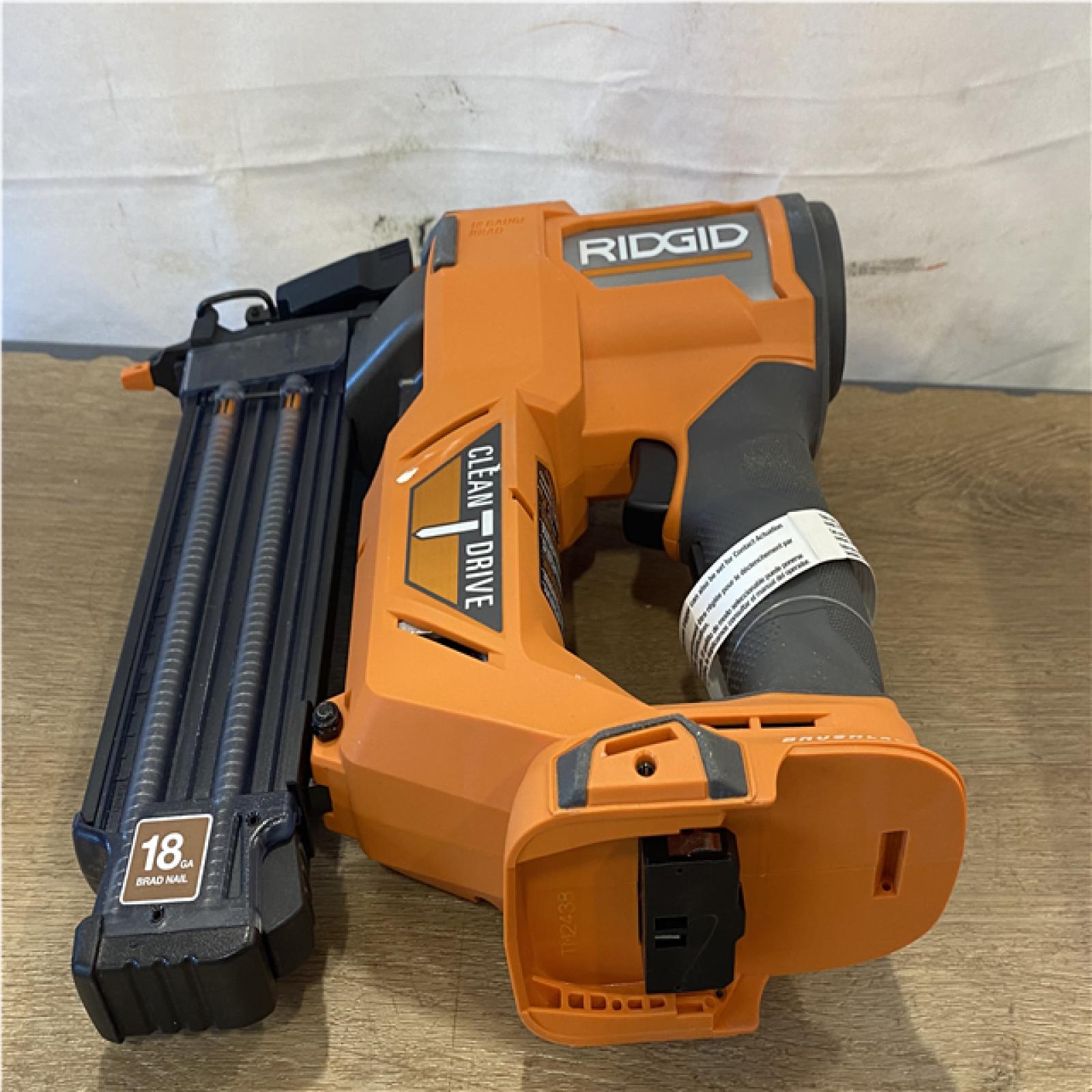 AS-IS RIDGID 18V Brushless Cordless 18-Gauge 2-1/8 in. Brad Nailer (Tool Only)