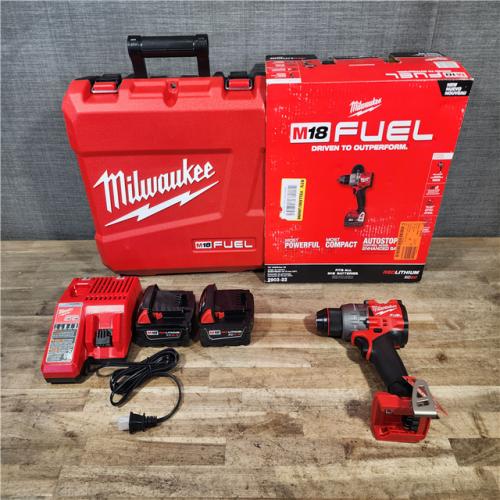 HOUSTON LOCATION - AS-IS (APPEARS LIKE NEW) Milwaukee FUEL 18V Lithium-Ion Brushless Cordless 1/2 in. Drill/Driver Kit
