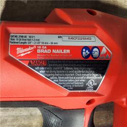 HOUSTON LOCATION - AS-IS Milwaukee M18 Fuel 18V Brushless 18-Gauge Brad Nailer 2746-20 (Bare Tool)