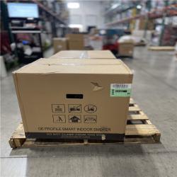 DALLAS LOCATION -AS-IS  GE Profile Smart Indoor Smoker with Active Smoke Filtration  5 Smoke Settings  Wood Pellet BBQ (2 UNITS)