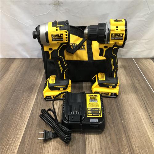 AS-IS DEWALT ATOMIC 20-Volt MAX Lithium-Ion Cordless Combo Kit
