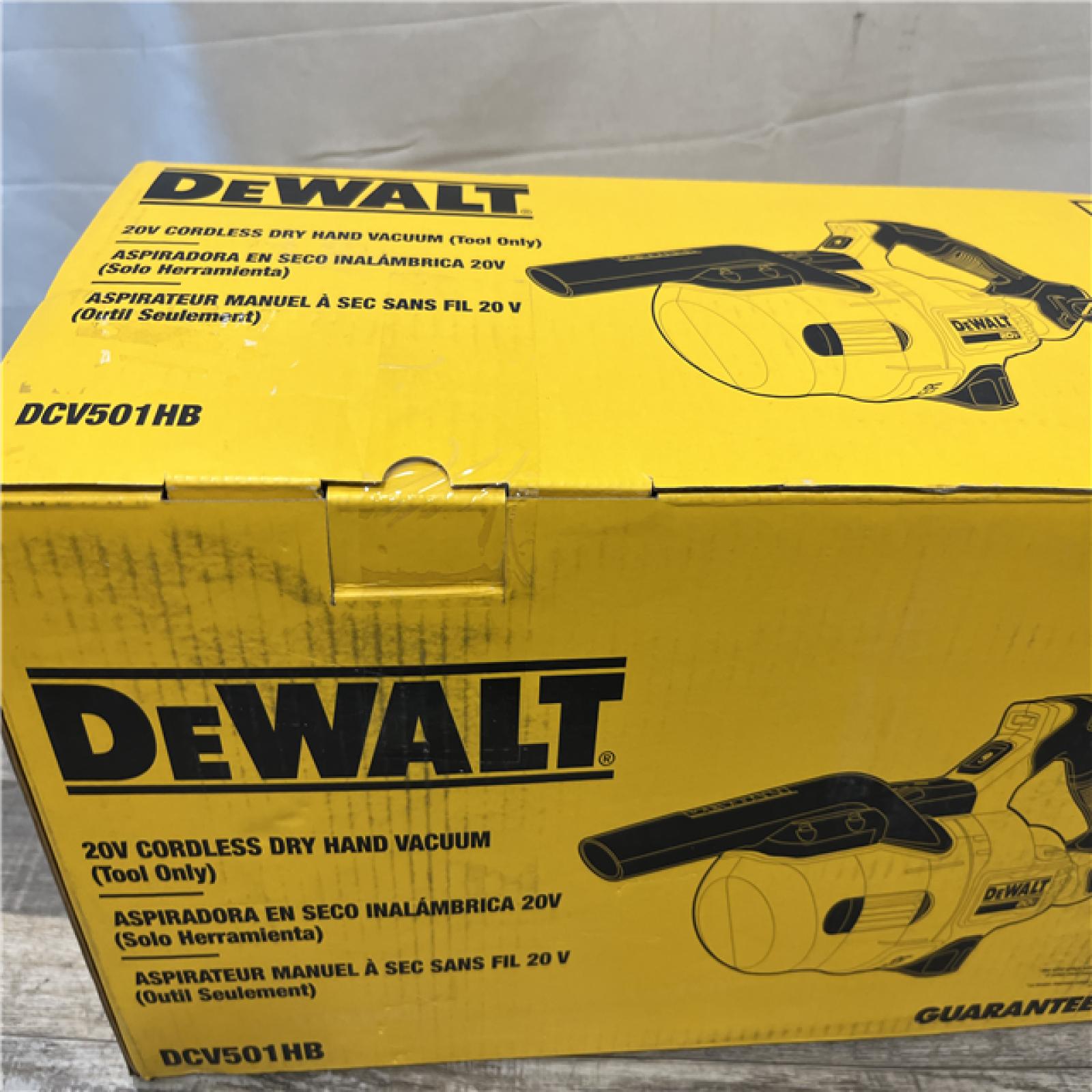 NEW - DEWALT Bagless 20V MAX Stick Cordless General Dirt Filter Handheld Vacuum (Tool Only)