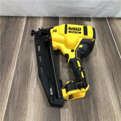 AS-IS DEWALT 20V MAX XR 16-Gauge Electric Cordless Angled Finishing Nailer Kit