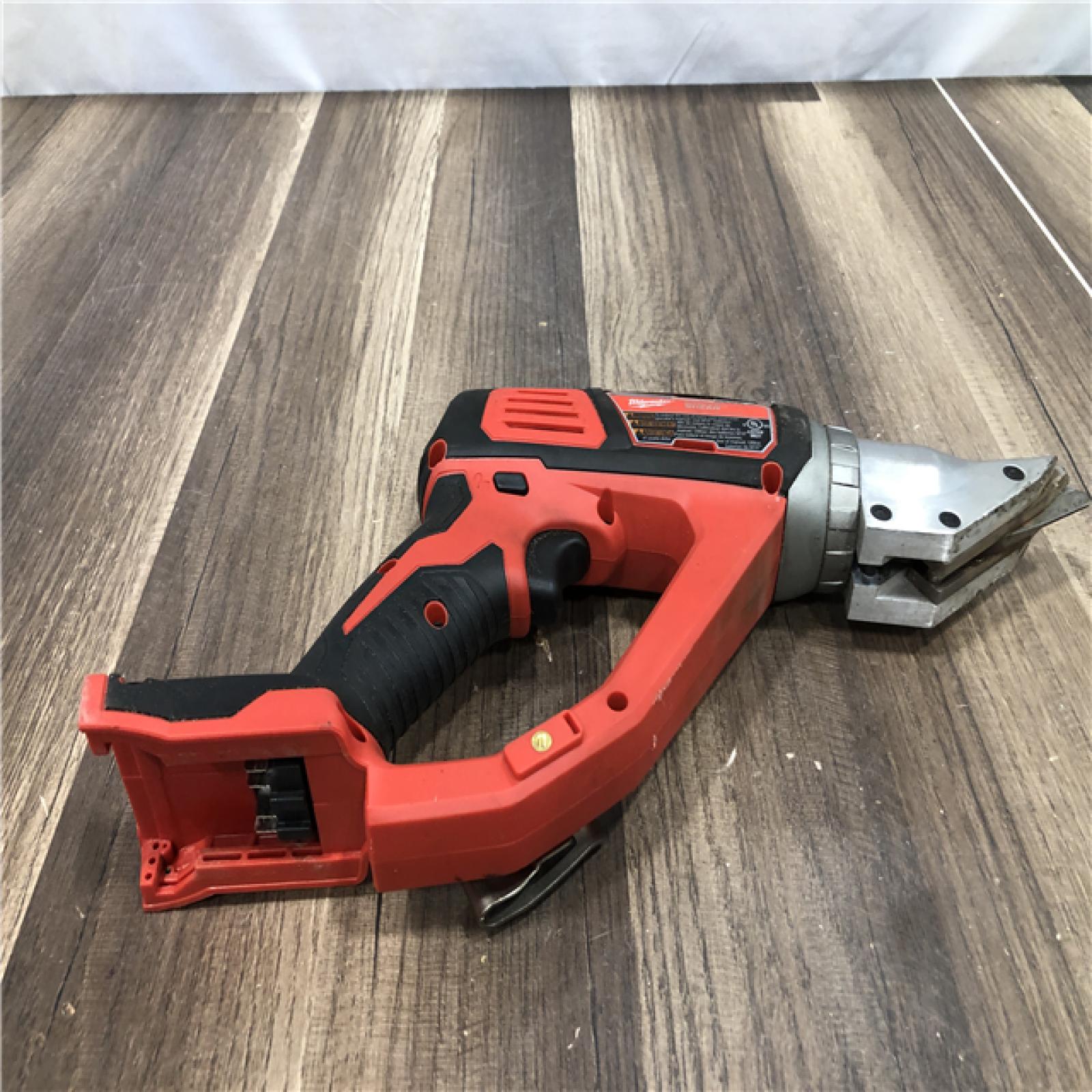 AS-IS Milwaukee  18-Volt Lithium-Ion Cordless 18-Gauge Double Cut Metal Shear (Tool-Only)