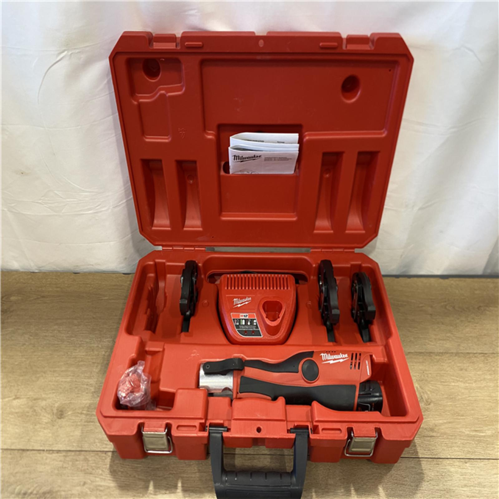 AS-IS Milwaukee 12-Volt Lithium-Ion Force Logic Cordless Press Tool Kit