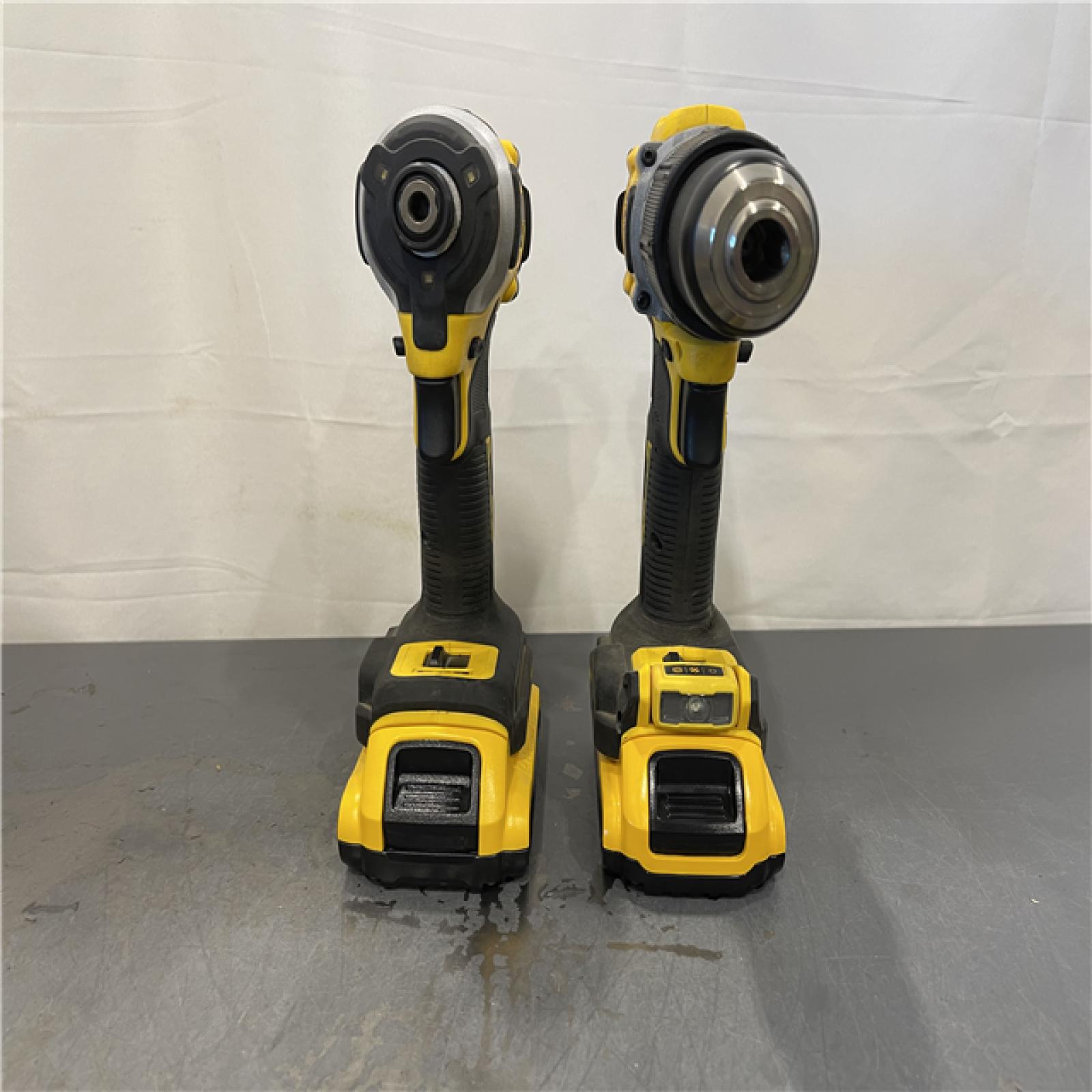 AS-IS - DEWALT 20V MAX XR Cordless Drill/Driver  ATOMIC Impact Driver 2 Tool Combo Kit