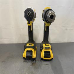 AS-IS - DEWALT 20V MAX XR Cordless Drill/Driver  ATOMIC Impact Driver 2 Tool Combo Kit