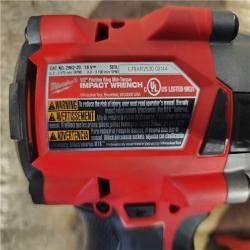 HOUSTON LOCATION - AS-IS (2) Milwaukee M18 18V Fuel 1/2  Mid-Torque Impact Wrench Cordless Lithium-Ion Brushless with Friction Ring 2962-20 (TOOL ONLY)