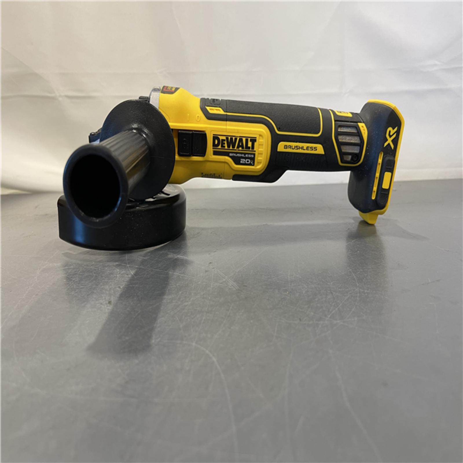 AS-IS - DeWalt 20V Max XR 4.5-Inch Slide Switch Small Angle Grinder