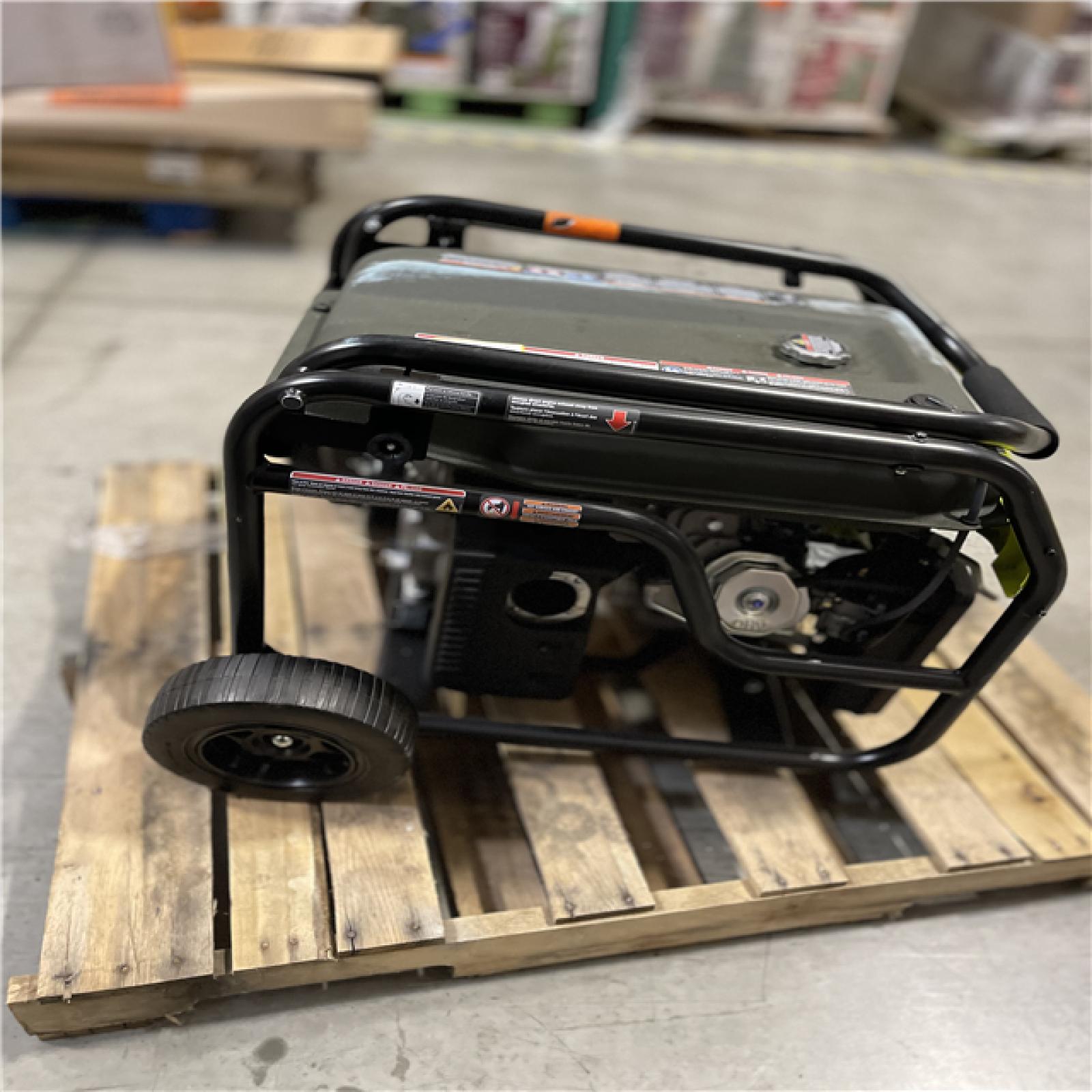 DALLAS LOCATION - AS-IS RYOBI 8125-Watt Gasoline Powered Portable Generator