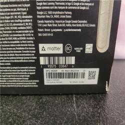 Phoenix AS-IS Google Nest Learning Thermostat (4th Gen) with Nest Temperature Sensor (2nd Gen) - Polished Obsidian