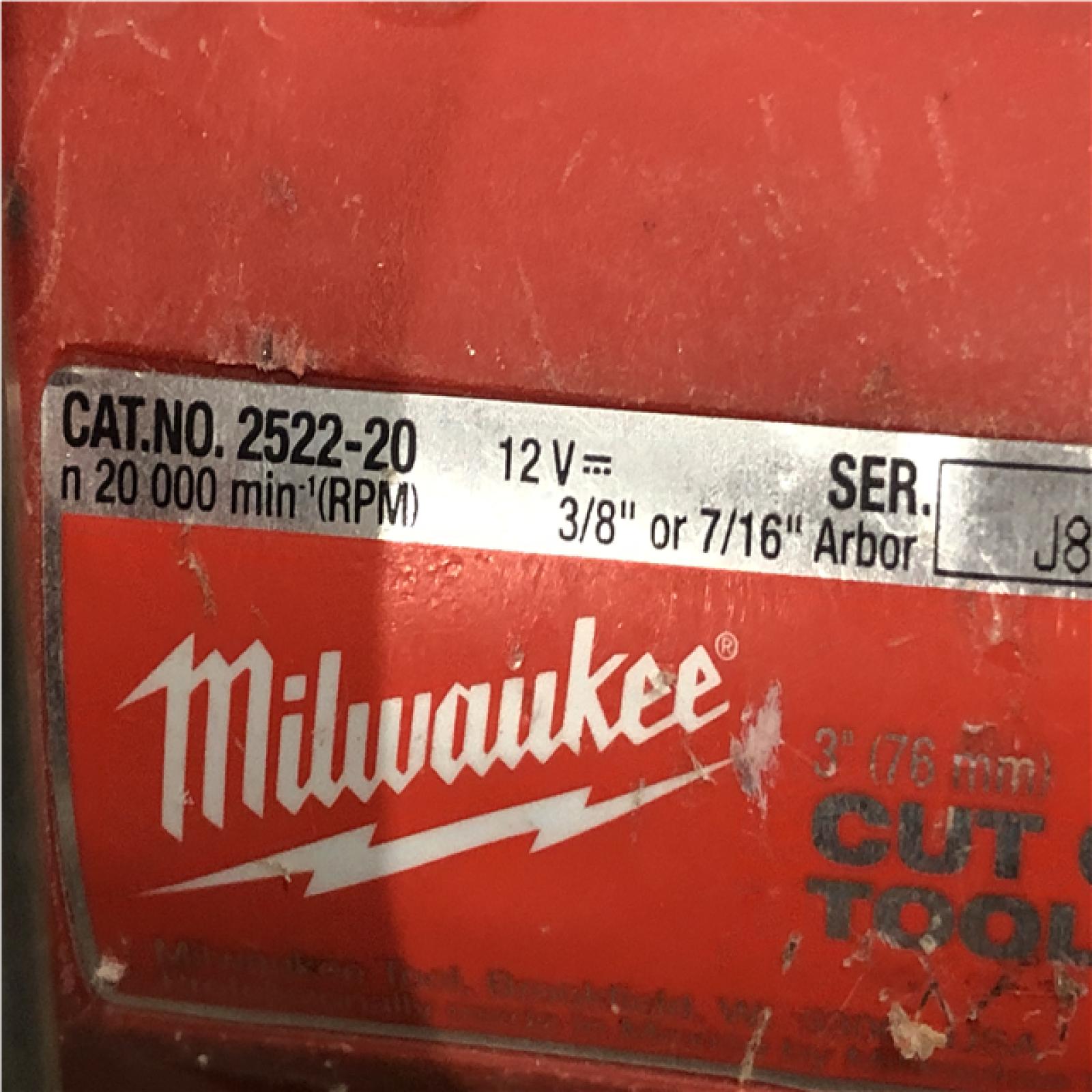 AS-IS Milwaukee FUEL 12V Lithium-Ion Brushless Cordless 3 in. Cut Off Saw (Tool-Only)