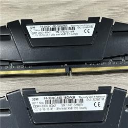 AS-IS G. SKILL Ripjaws V Series 16GB (2 X 8GB) 288-Pin DDR4 SDRAM DDR4 3000 (PC4 24000) Desktop Memory Model F4-3000C15D-16GVKB