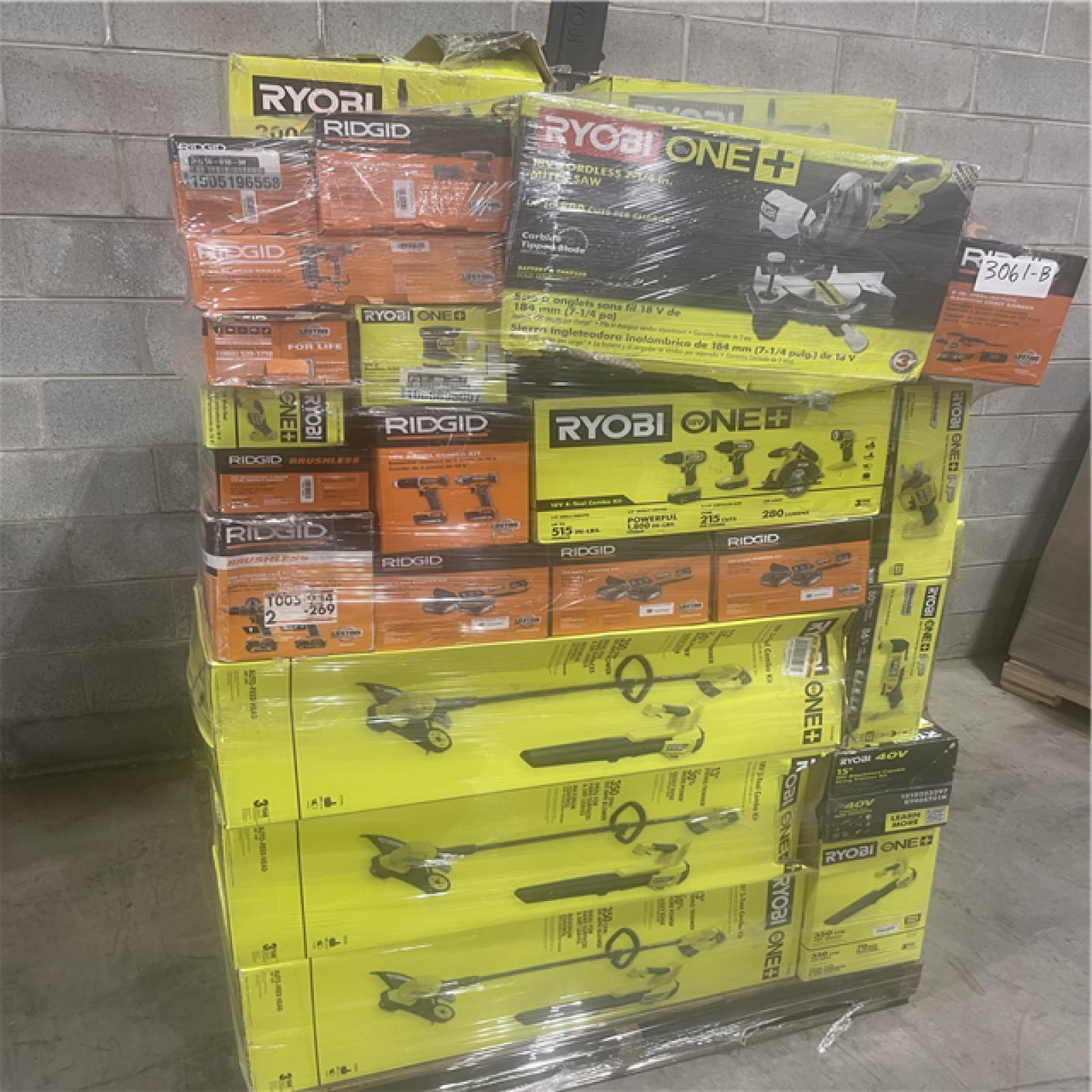 Pittston Location As-Is Power Tools Partial Truckload (6 pallets) 3061-B