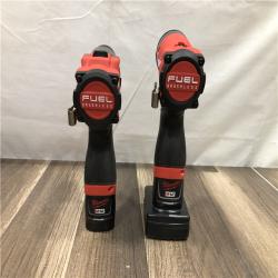 AS-IS Milwaukee  FUEL 12-Volt Lithium-Ion Brushless Cordless Hammer Drill and Impact Driver Combo Kit