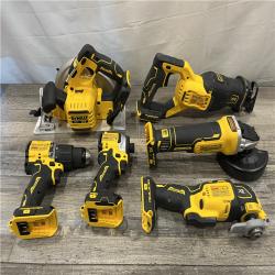 AS-IS DEWALT 20V MAX Lithium-Ion Cordless 6-Tool Combo Kit
