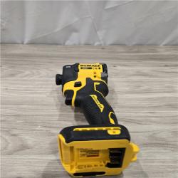 AS-IS DEWALT 20V MAX* XR Cordless 1/4 Quiet Hydraulic Impact Driver (Tool-Only)
