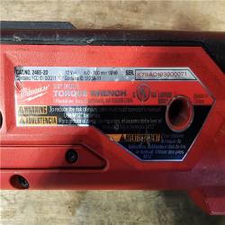 HOUSTON LOCATION - AS-IS Milwaukee M12 FUEL ONE-KEY 12-Volt Lithium-Ion Brushless Cordless 3/8 in. Digital Torque Wrench (TOOL ONLY)