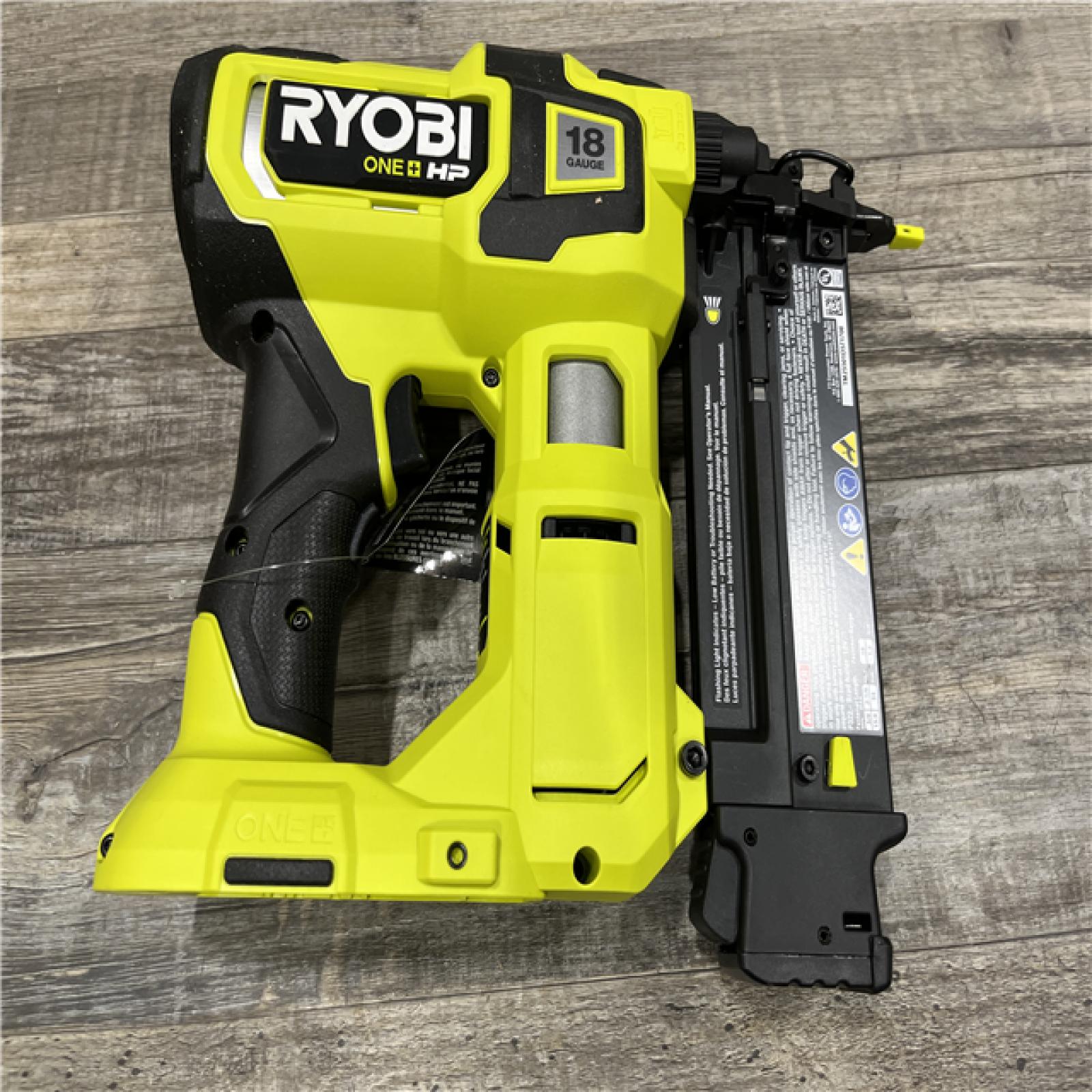 AS-IS RYOBI ONE+ HP 18V 18-Gauge Brushless Cordless AirStrike Brad Nailer (Tool Only)
