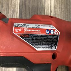 AS-IS Milwaukee FUEL 18-Volt Lithium-Ion Brushless Cordless Gen II 16-Gauge Angled Finish Nailer (Tool-Only)