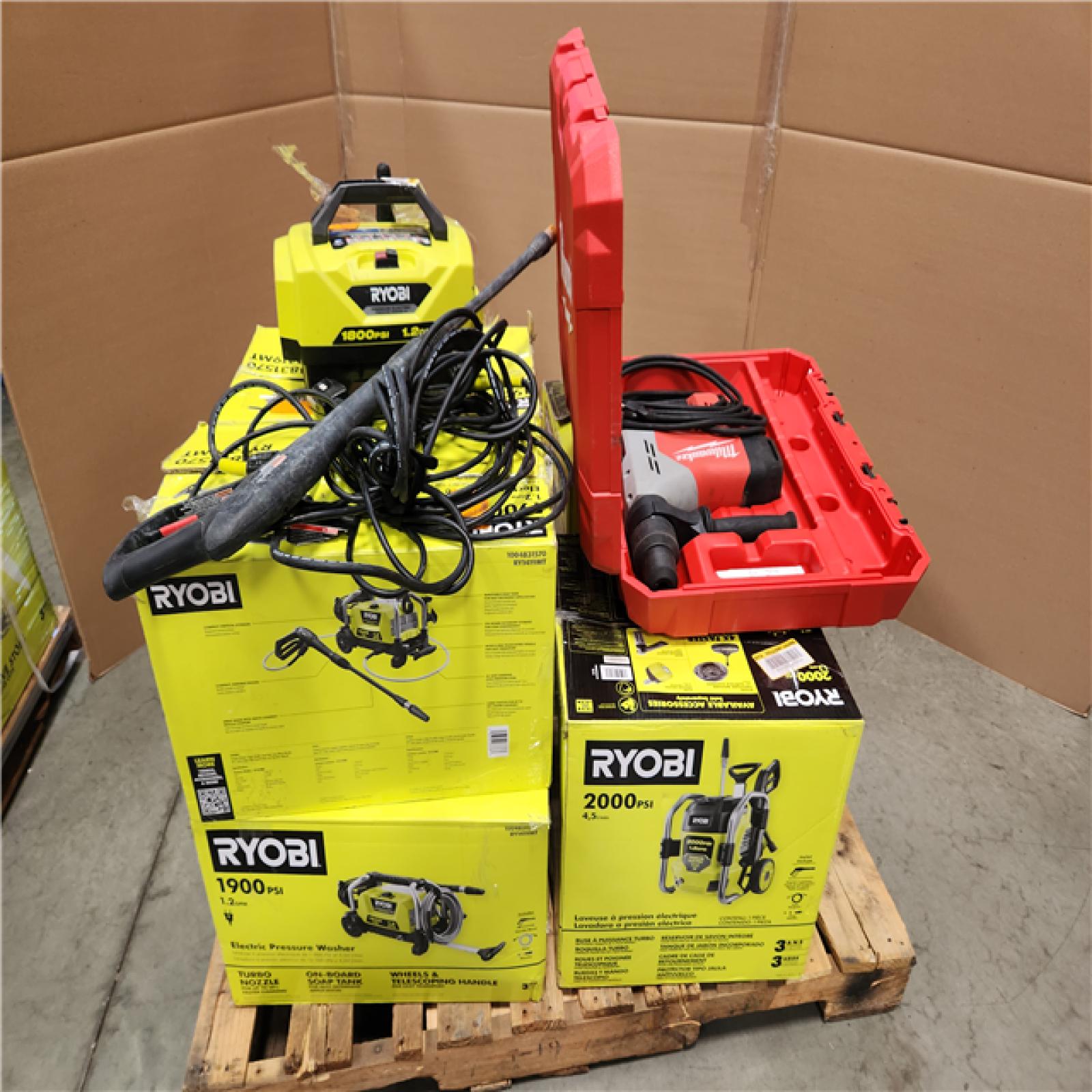 CALIFORNIA  AS-IS TOOL PALLET