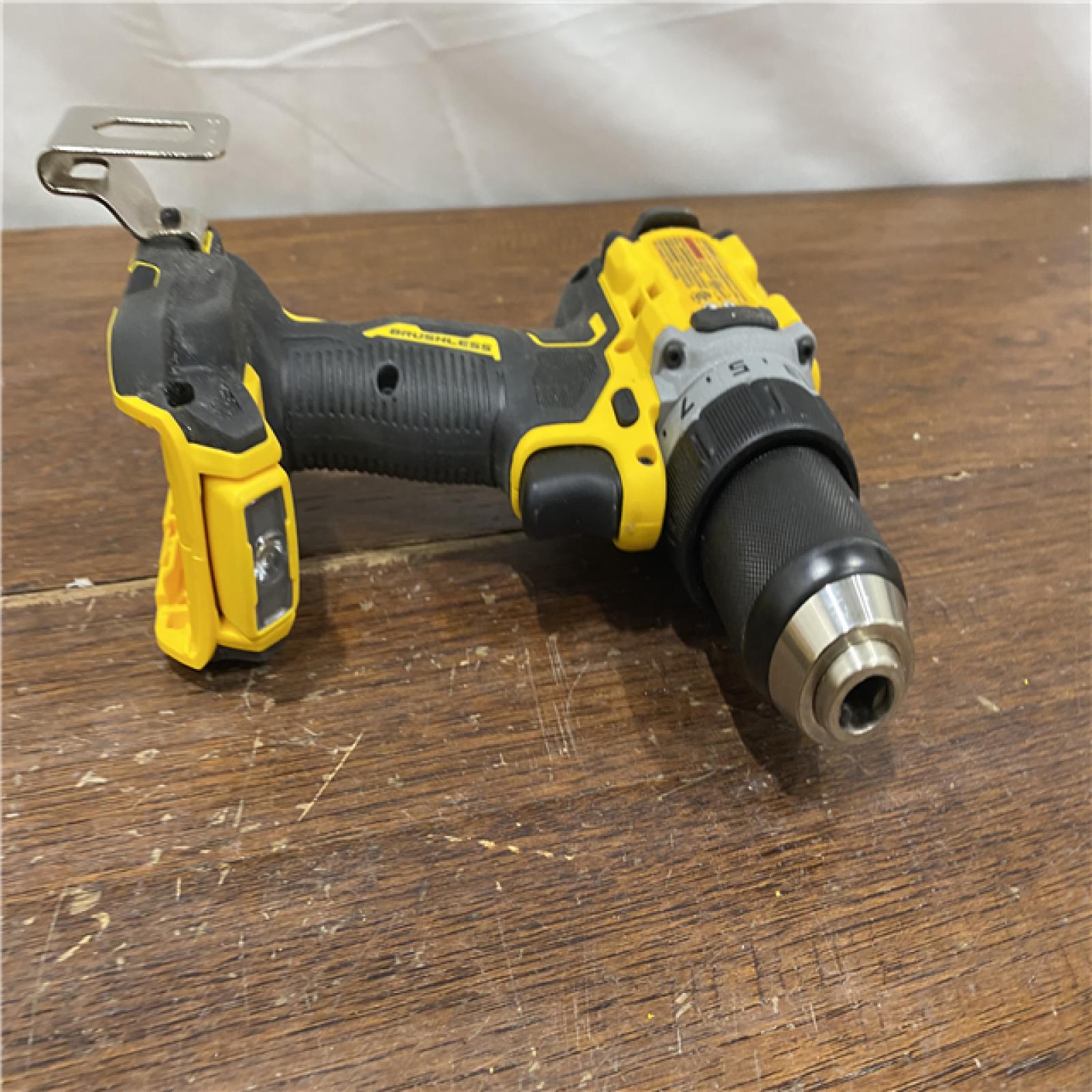 AS-IS DEWALT 20V MAX XR Cordless Drill/Driver, ATOMIC Impact Driver 2 Tool Combo Kit, (2) 2.0Ah Batteries, Charger, and Bag